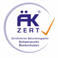 Logo Beckenboden Zert Zertifizierter Behandliungspfad Beckenboden